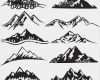 Vektorgrafik Vorlagen Elegant Mountain Ranges Stock Vector Art