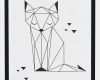 Vektorgrafik Vorlagen Genial Lilipinso Kinderzimmerbild origami Fuchs Schwarz Weiß