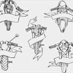 Vektorgrafik Vorlagen Gut Motorrad Vorlagen Mit Bändern Vektorgrafik