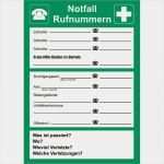 Verbesserungsvorschläge Im Betrieb Vorlage Beste Rettungsschild Hinweis „notfall Rufnummern“ Zum