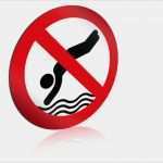 Verbotsschild Vorlage Wunderbar Verbotsschild Rund Alu Ins Wasser Springen Verboten
