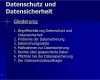 Verfahrensanweisung Datenschutz Und Datensicherheit Vorlage Großartig Datenschutz Und Datensicherheit Ppt Video Online
