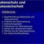 Verfahrensanweisung Datenschutz Und Datensicherheit Vorlage Großartig Datenschutz Und Datensicherheit Ppt Video Online
