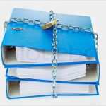 Verfahrensanweisung Datenschutz Und Datensicherheit Vorlage Schön Eine Datei ordner Mit Kette Und Vorhängeschloss