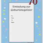 Verfahrensanweisung Vorlage Word Kostenlos Erstaunlich Einladung 70 Geburtstag Vorlage Kostenlos Word
