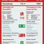 Verhalten Im Brandfall Vorlage Fabelhaft Brandschutzordnung Brandschutzordnung Einebinsenweisheit