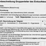 Verhandlungsprotokoll Einkauf Vorlage Wunderbar Stellenbeschreibung Gruppenleiter Einkauf