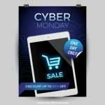 Verkaufsflyer Vorlagen Erstaunlich Cyber Montag Verkaufsposter