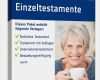 Vermögensverzeichnis Vorlage Inspiration Vorlagen Paket Einzeltestamente • De Testament Download