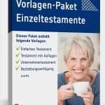 Vermögensverzeichnis Vorlage Inspiration Vorlagen Paket Einzeltestamente • De Testament Download