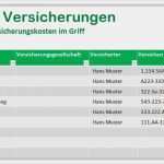 Versicherungsübersicht Vorlage Beste Übersicht Versicherungen – so Senkst Du Deine