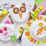 Verstärkerplan Kinder Vorlage Gut Lustige Tiermasken Aus Pappteller Basteln ist Nicht Schwer