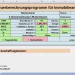 Verträge Verwalten Excel Vorlage Süß Programm Steuer Berechnung F Immobilienanlage