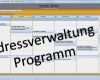 Vertragsmanagement Excel Vorlage Beste Adressverwaltungsprogramm Mit Kontaktmanagement