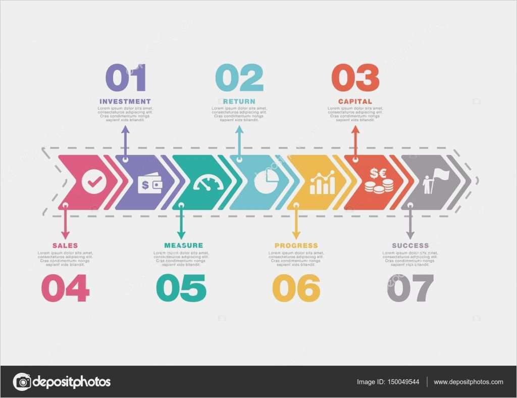 Vertriebskonzept Vorlage Kostenlos Großartig Roi Concept Illustration — Archivo Imágenes Vectoriales