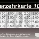 Verzehrkarten Vorlage Elegant Abstreichkarte 10 Eur Mit Vorlagen Verzehrkarten Shop
