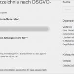Verzeichnis Verarbeitungstätigkeiten Vorlage Fabelhaft so Benutzen Sie Dsgvo software Dsgvo Vorlagen