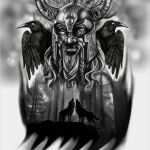 Viking Tattoo Vorlagen Best Of Odin Tattoo Idea Digital Painting Tattoo Guy