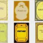 Vintage Etiketten Vorlagen Angenehm Sammlung Von Vintage Vertikale Etiketten