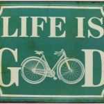 Vintage Schilder Vorlagen Fabelhaft Schild "life is Good" Shabby Vintage Türschild Wandbild