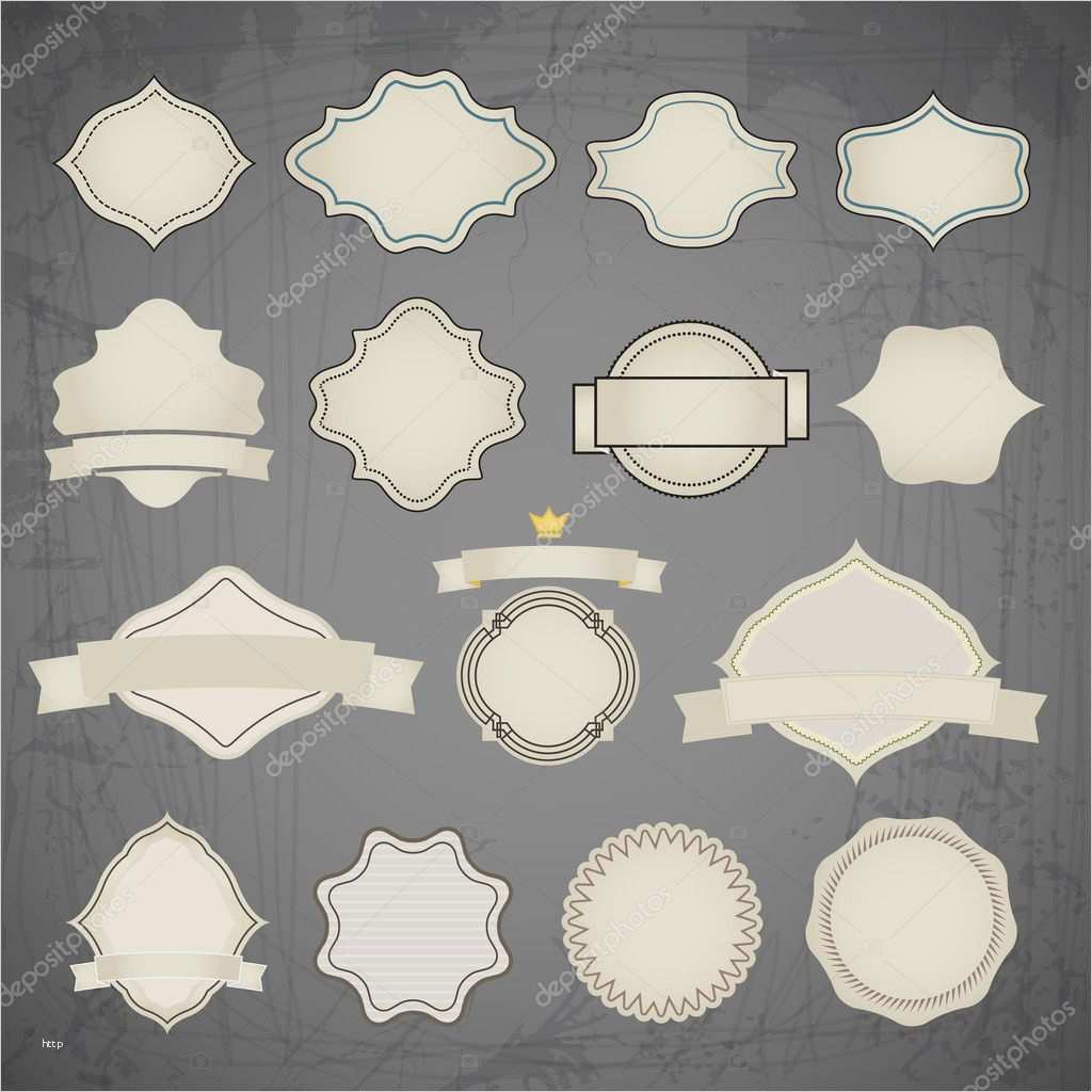 Vintage Vorlagen Wunderbar Vektor Vintage Etiketten Vorlage Für Einen Text