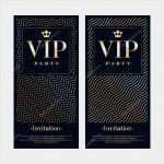 Vip Einladung Vorlage Erstaunlich Vip Einladung Karte Premium Design Vorlage — Stockvektor