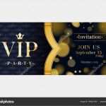 Vip Einladung Vorlage Hübsch Vip Einladung Karte Premium Design Vorlage — Stockvektor