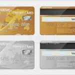 Visa Card Kündigen Vorlage Angenehm Realistische Gold Und Silber Bank Kreditkarte Vorlage