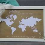 Visa Karte Kündigen Vorlage Einzigartig Geldgeschenk Weltkarte Vintage Zur Hochzeit
