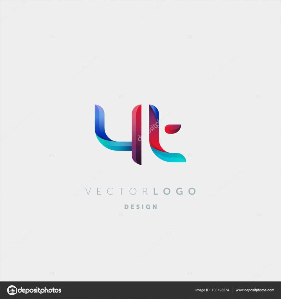 Visitenkarte HTML Vorlage Cool Gra Nt Buchstaben Logo Visitenkarte Vorlage Vektor