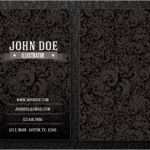 Visitenkarte Psd Vorlage Bewundernswert Intrincate Visitenkarte Vorlage