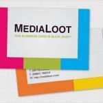 Visitenkarte Psd Vorlage Erstaunlich Bunte Visitenkarte Vorlage