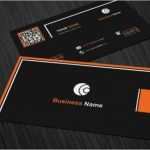 Visitenkarte Psd Vorlage Erstaunlich Visitenkarte Vorlage Mit Schwarzem Hintergrund