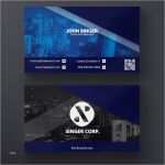 Visitenkarte Psd Vorlage Hübsch Corporate Visitenkarte Vorlage