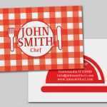 Visitenkarte Vorlage Photoshop Inspiration Chef Restaurant Essen Haus Visitenkarte Kostenlose