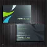 Visitenkarten Blanko Vorlage Inspiration Vector Abstract Kreative Visitenkarten Set Vorlage