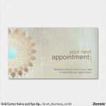 Visitenkarten Friseur Vorlagen Angenehm Goldlotos Salon Und Terminkarte