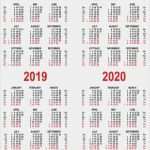 Visitenkarten Kalender 2019 Vorlage Gut Legen Sie Kalender 2017 2018 2019 2020 Raster Vorlage