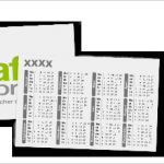 Visitenkarten Kalender Vorlage Luxus Visitenkarten Mit Kalender Digital Drucken