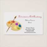 Visitenkarten Maler Vorlage Erstaunlich Maler Oder Künstler Pinsel Visitenkarten Visitenkarte