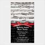 Visitenkarten Musik Vorlagen Inspiration Musiknoten Und Mathegleichungen Visitenkarten Vorlagen