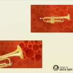 Visitenkarten Musik Vorlagen Neu Trompete Visitenkarten Kostenlose Vektor Kunst Archiv