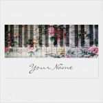 Visitenkarten Musik Vorlagen Schön Girly Vintage Musik Visitenkarte Der Visitenkarten