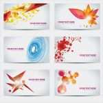 Visitenkarten Muster Vorlagen Best Of Farbige Visitenkarten Vorlagen — Stockvektor © Jakegfx