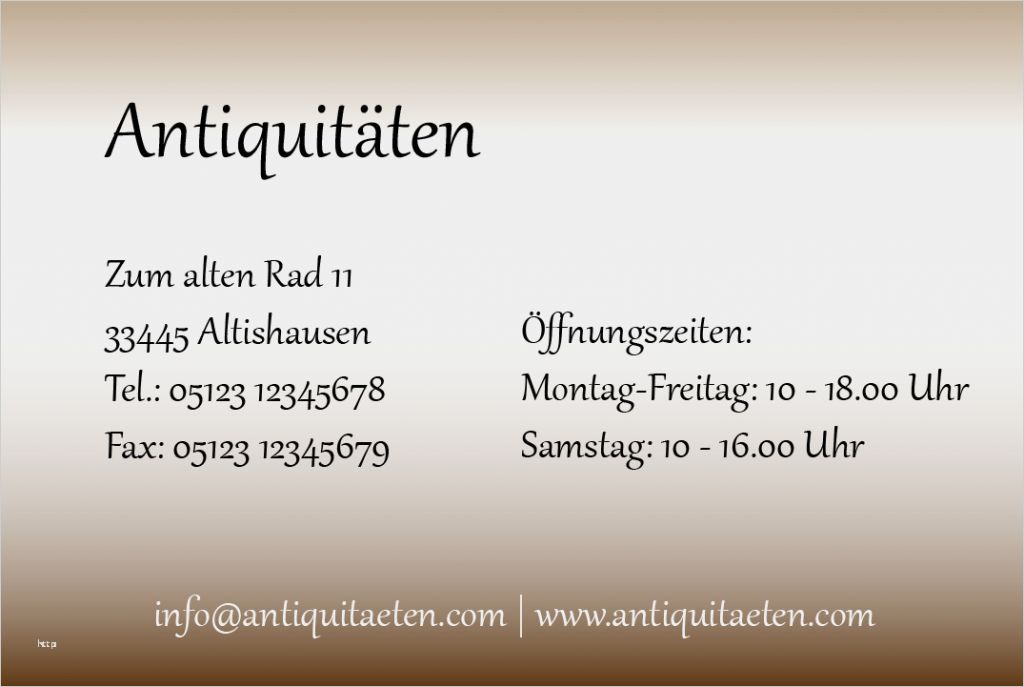 Visitenkarten Muster Vorlagen Kostenlos Wunderbar Visitenkarten Vorlage