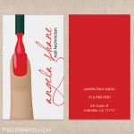 Visitenkarten Nagelstudio Vorlagen Cool Nail Salon Business Cards Nail Technician Business Cards