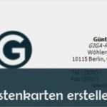 Visitenkarten Vorlagen Kostenlos Online Fabelhaft Visitenkarten Erstellen so Geht’s Kostenlos Mit Freeware