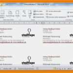 Visitenkarten Word 2007 Vorlage Erstaunlich 15 Visitenkarten Vorlage Word