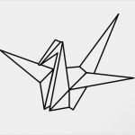 Vogel Vorlagen Für Fenster Wunderbar origami Vogel Zu Fensterdeko Vorlage