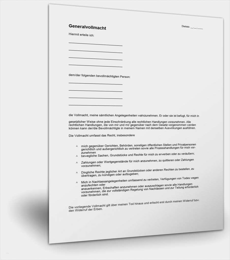 Vollmacht Auto Ummelden Vorlage Wunderbar Kostenloses ...
